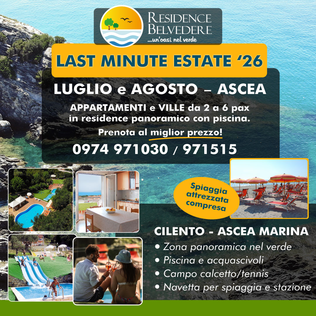residence appartamenti vacanze Ascea Cilento